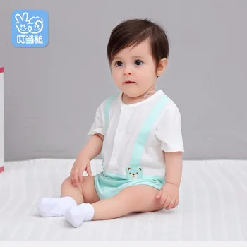 

Dinstry Baby summer short sleeve newborn clothes cotton romper