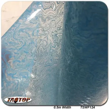 

iTAATOP Water transfer Printing Film Dipping Film TSWF124 0.5M * 20M Flower Blue Hydro Hydrografic Film