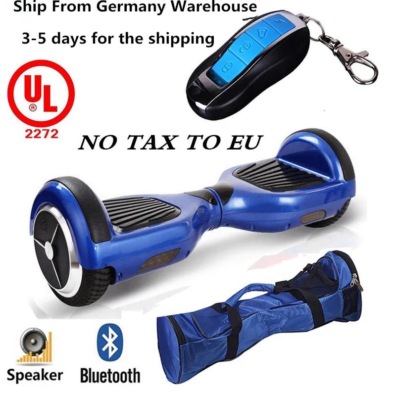 Germany warehouse CE certified 6 inch smart balance hoverboard scooter electric hoverboard with bluetooth Germany warehouse CE certified 6 inch smart balance hoverboard scooter electric hoverboard with bluetooth