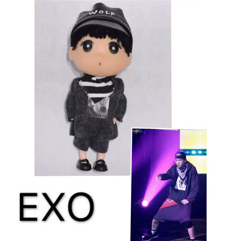 

Kpop EXO Chanyeol 13cm/5" Plastic Figure Model Toy Handmade Doll Collection