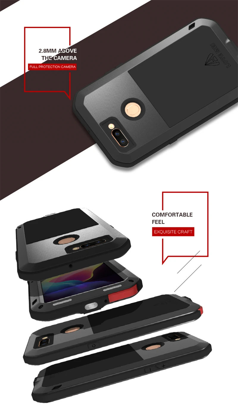 Love Mei Metal Armor Case For OPPO R11s (6)