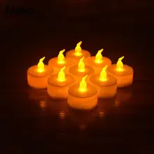 Светодиодные светодио дный свечи украшения чайная светодио дный Свеча Светодиодная батарея Xmas