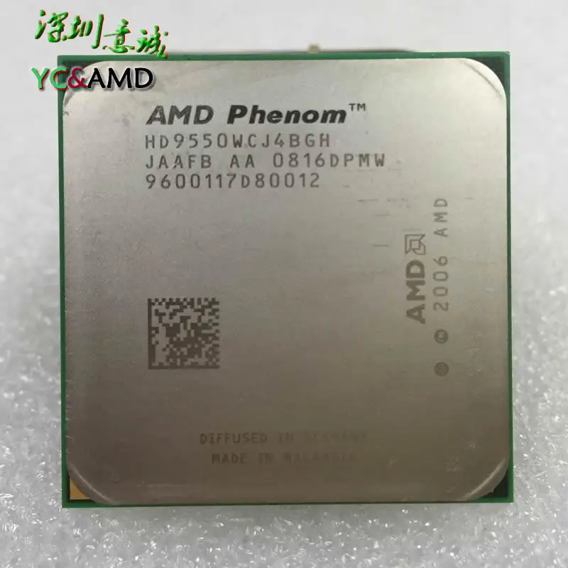 Бесплатная доставка AMD Phenom X4 9550 CPU Процессор Quad CORE (2.2 ГГц/2 М/95 Вт/2000 ГГц) Socket am2 + 940