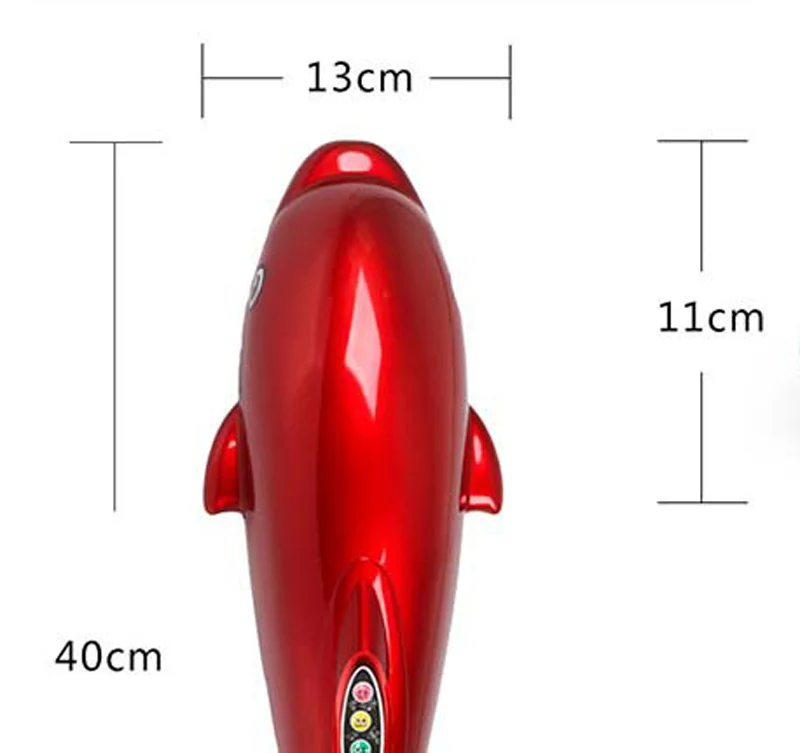 Электрический Дельфин-массажер всего тела Шиацу молоток плеча поясничного Акупрессура вибратор плеча талии палка боли