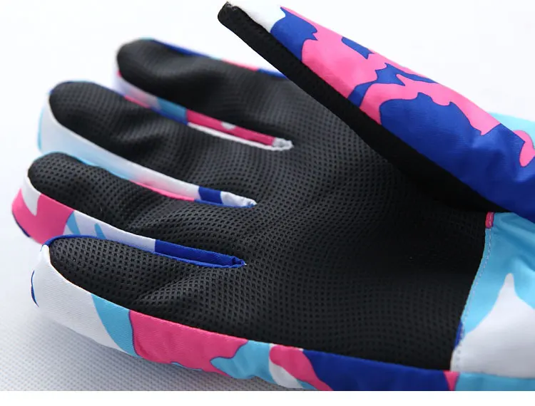 Высококачественные лыжные перчатки, женские теплые и ветрозащитные водонепроницаемые лыжные перчатки для сноуборда, зимние уличные снежные перчатки
