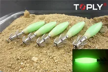 Creative 9 3cm 13 6g Noctilucent Squid Cuttlefish Sleeve Lure Hook Bait font b Fishhook b