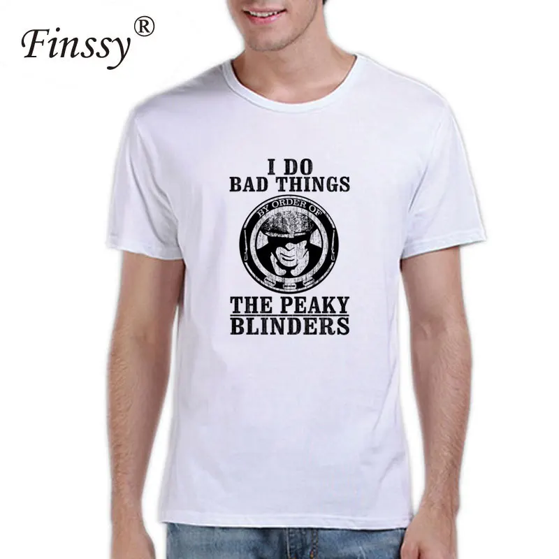 Peaky Blinders Print T shirt for Men Male Plus Size Camiseta Male T ...