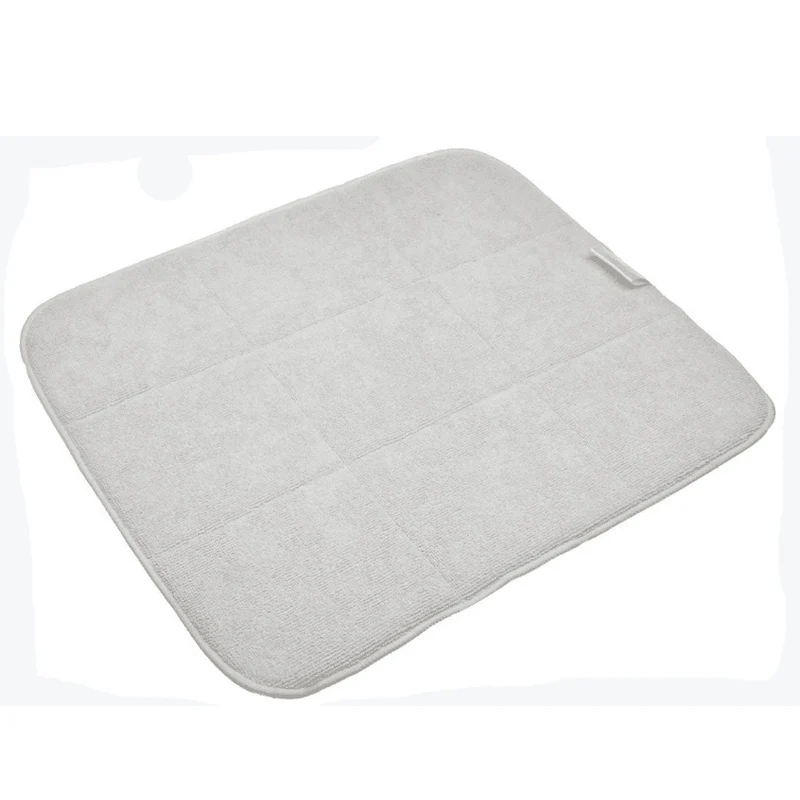 Super Absorbent Microfiber Glass Reversible Dish Drying Mat Padmat pad