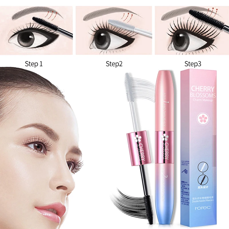 Black 10g Eyelash Mascara Eyes Makeup Waterproof Fashion Lasting Volume