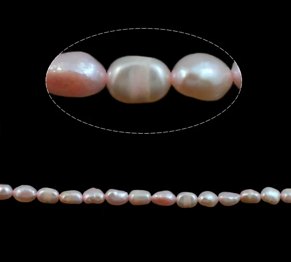 

YYW Baroque Cultured Freshwater Pearl Beads Jewelry Accessories pink 5-6mm Length:15.4 Inch Sold By Strand