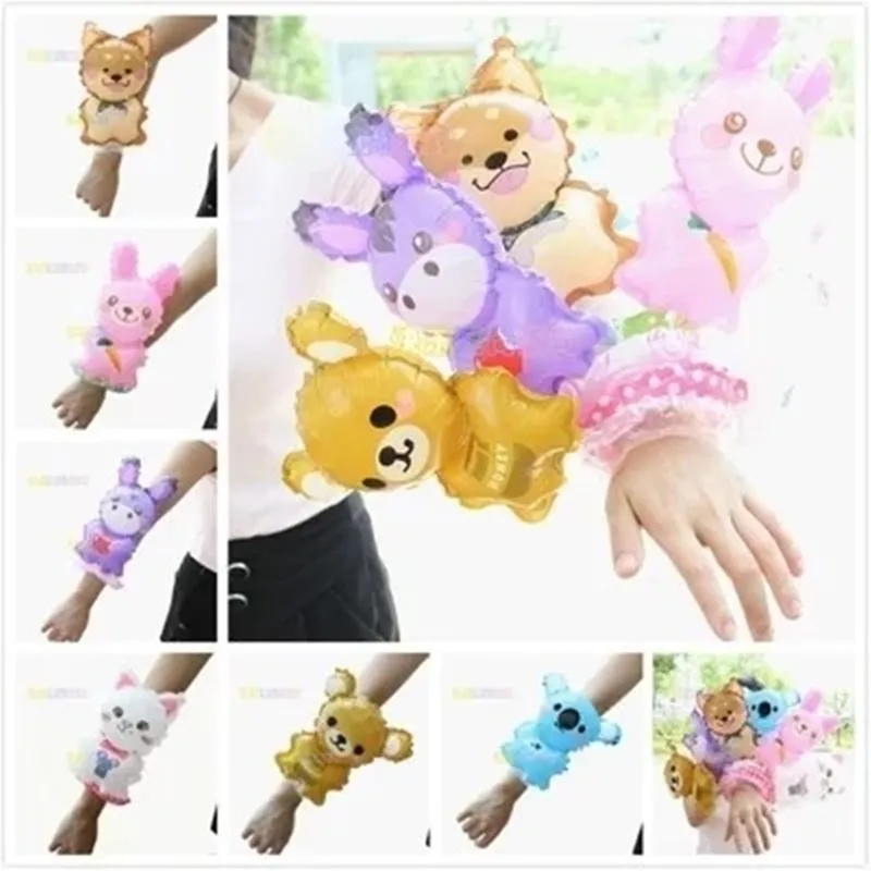 

10pcs Wrist foil balloons animal balls birthday inflatable ballons Classic toys happy birthday party decorations baby shower