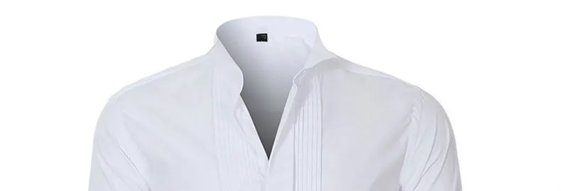 По сравнению с Размеры d черная рубашка, одежда, рубашка Slim Fit Для мужчин деловая рубашка с длинным рукавом для мальчиков, рубашка-смокинг повседневные платья-рубашки униформа официанта мужской плюс Размеры
