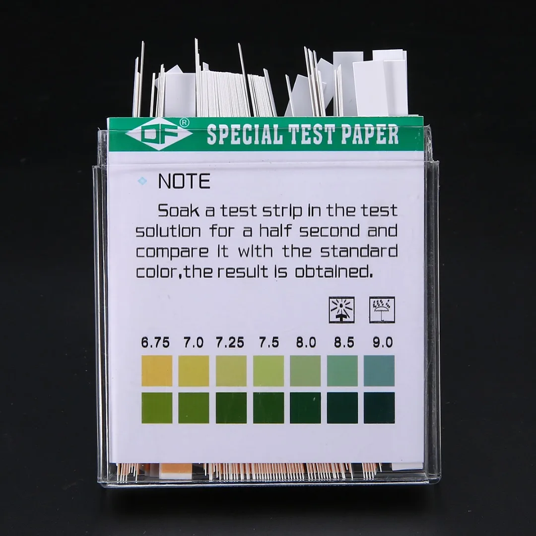 

100pcs Laboratory Household PH Test Strip PH 4.5-9.0 Test Paper For Water Saliva and Urine Measuring Testing Mayitr