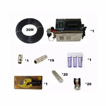 

Watering & Irrigation Sprayers Misting System High Pressure 1LPM 60bars Fog System ( whole set)