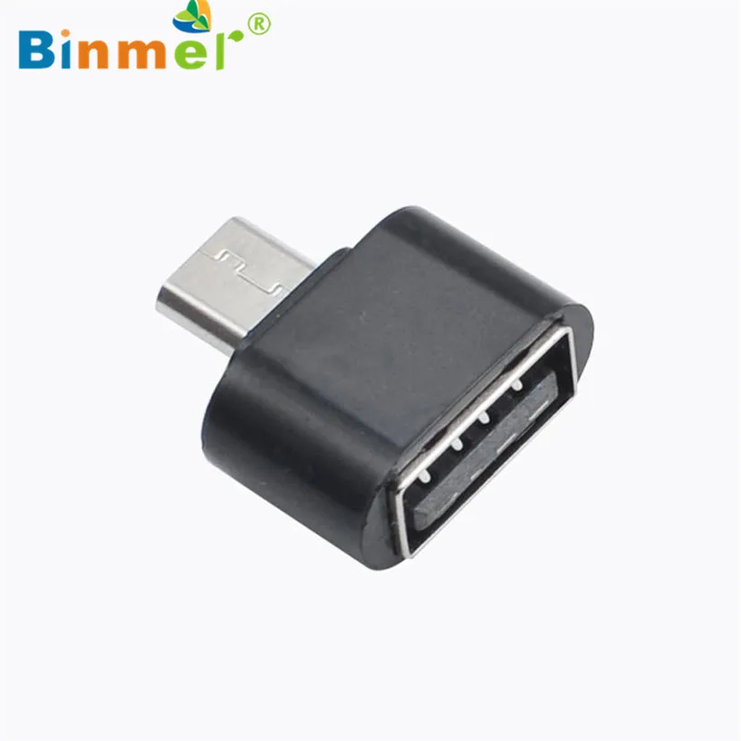Binmer 2017 Бесплатная доставка микро USB к мини адаптер OTG конвертер для Android