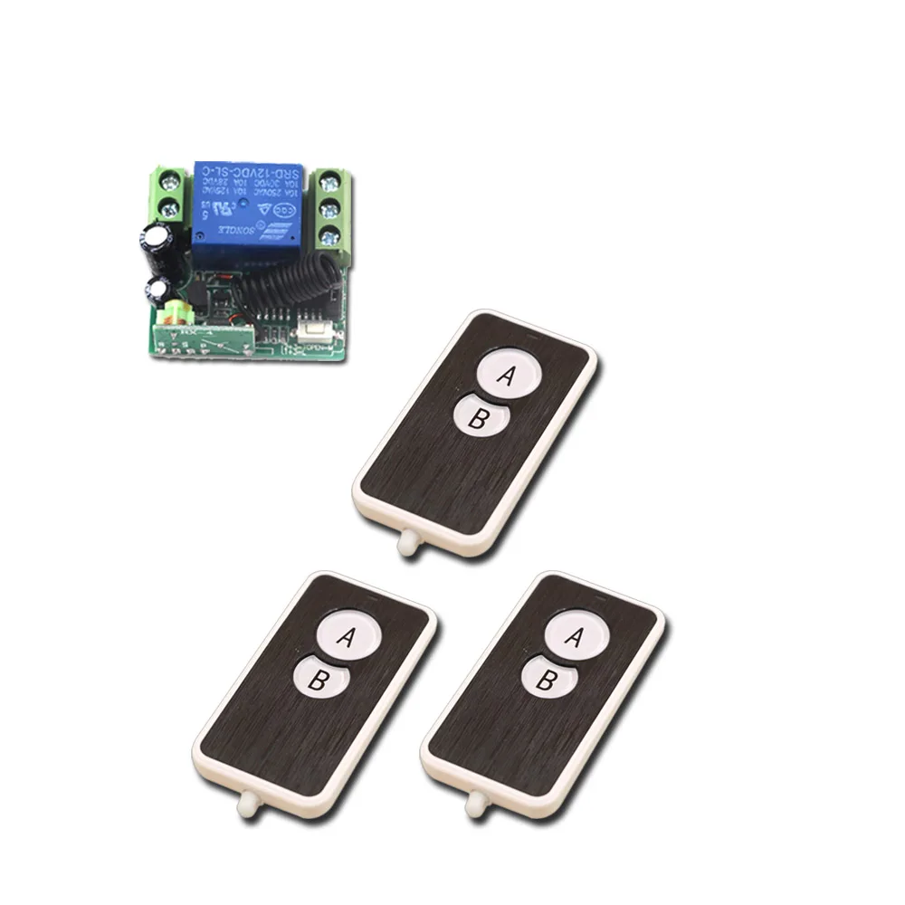 

Universal DC 12V 10A Wireless 315MHz Remote Control Switch Telecomando Transmitter 433MHz Remote Control Receiver Safe TX