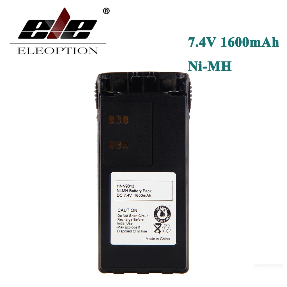 

ELEOPTION 7.4V 1600mAh Ni-MH HNN9008A HNN9009A Battery For MOTOROLA GP140 GP338 GP360