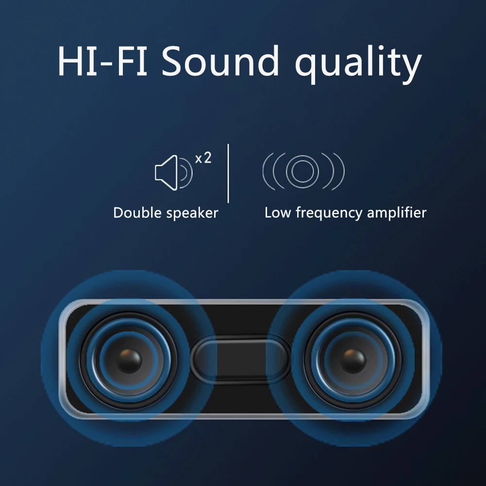 1 шт Multimedia мини HIFI V4.0 Bluetooth Динамик светодиодный Дисплей Время тревоги Беспроводной громкий Динамик Портативный Динамик 2019 Новый