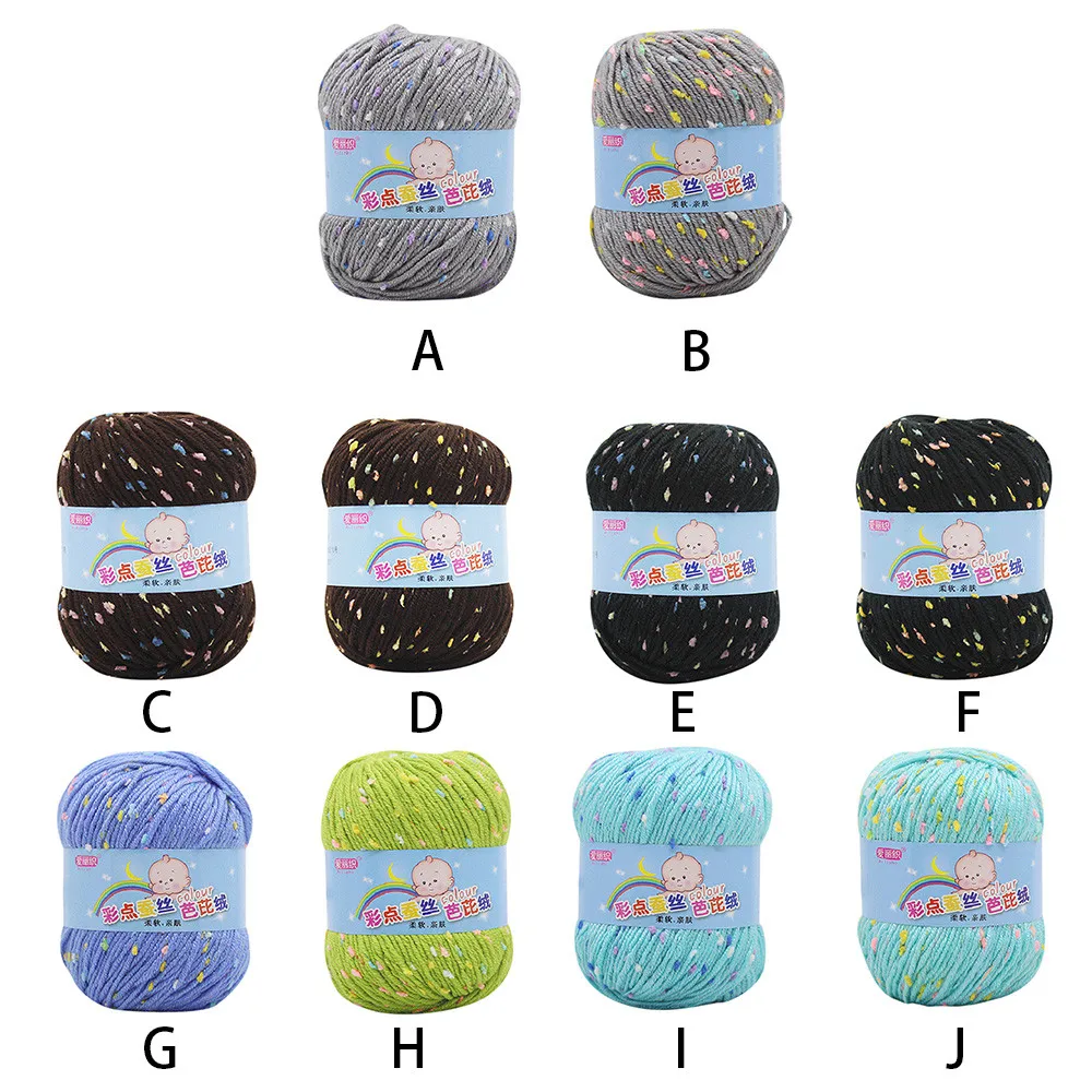 

Color Child Winter Soft Warmth Fastness Health 50g Hand Knitting Knicker Yarn Crochet Soft Scarf Sweater Hat Yarn Knitwear Wool
