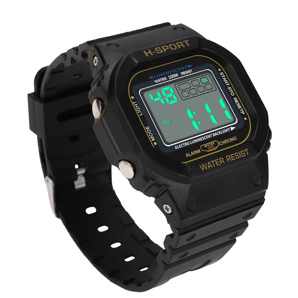 Новые Роскошные Мужские Аналоговые Цифровые Военные Спортивные СВЕТОДИОДНЫЙ водонепроницаемые наручные часы# NE1210