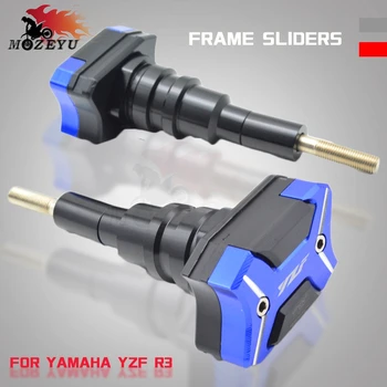 

Motorcycle Accessories Frame Crash Pads Engine Case Sliders Protector CNC moto For Yamaha YZF R3 YZF-R3 YZFR3 2013 2014 2015
