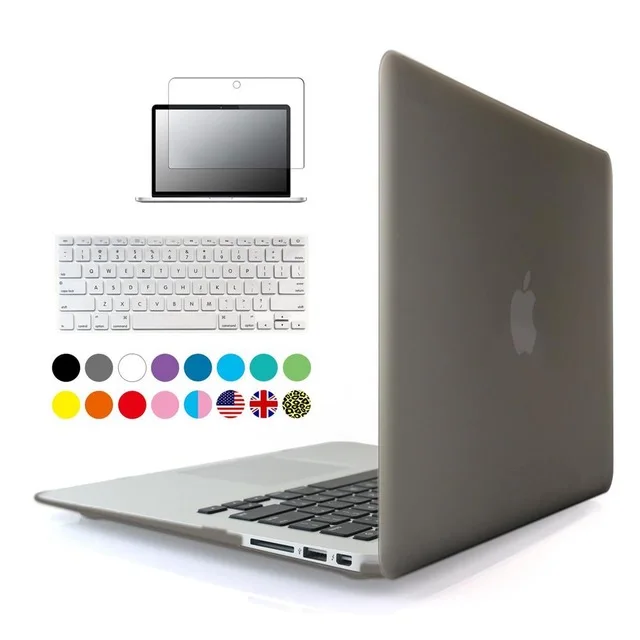 3 в 1 матовый Жесткий Чехол для ноутбука Apple macbook Air Pro retina 11 12 13 15 дюймов протектор для Mac book 11,6 13,3 15,4 Touchbar