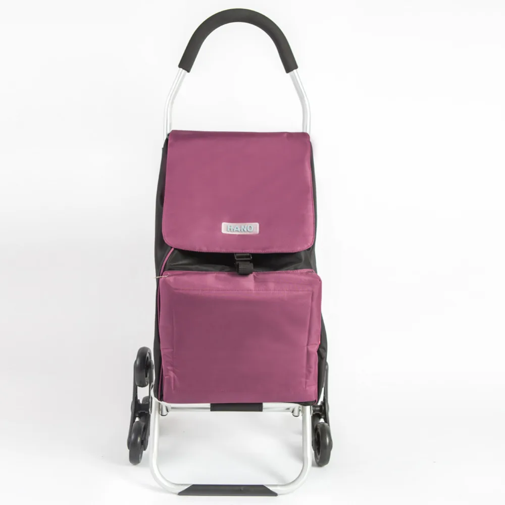 Euro style Foldable light weight large volume Aluminum Holder Shopping