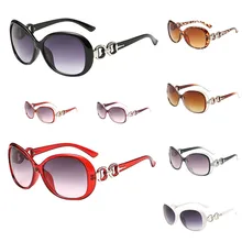 Модные женские и мужские солнцезащитные очки с двойным кольцом, солнцезащитные очки, интегрированные УФ очки, автомобильные аксессуары, привлекательные разноцветные 0,8