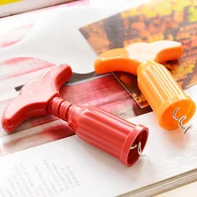 1 шт. креативный Многофункциональный Мини Открытый из нержавеющей стали Красный штопор для вина открывалка для бутылок с кольцом брелок открывалка для бутылок