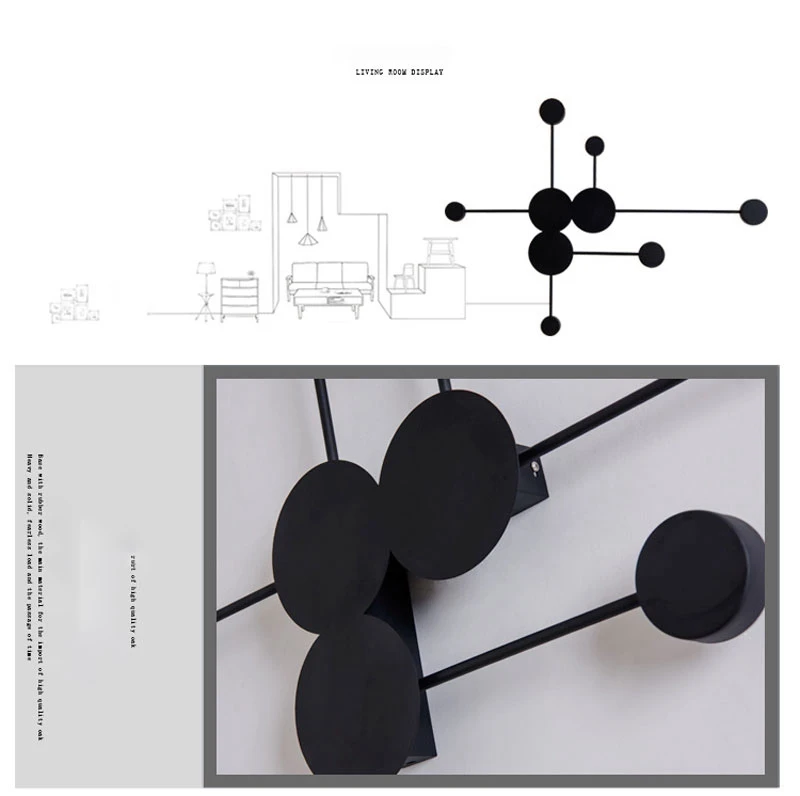 Novelty Modern LED Wall Lamp Minimalism Nordic Living Room Creative Wall Light LED  Decoration  Designer Corridor Hotel Bedroom (4)