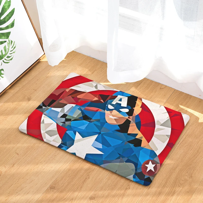 HomeMiYN коврик для ванной Человек-паук цифровая печать геометрический супергерой коврик для ванной кухни дверной коврик для ног коврики нескользящие накладки