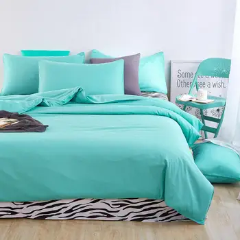 

UNIHOME Luxury Zebra Full/Queen Duvet cover set 300 thread count fiber reactive prints bedding set MOLV