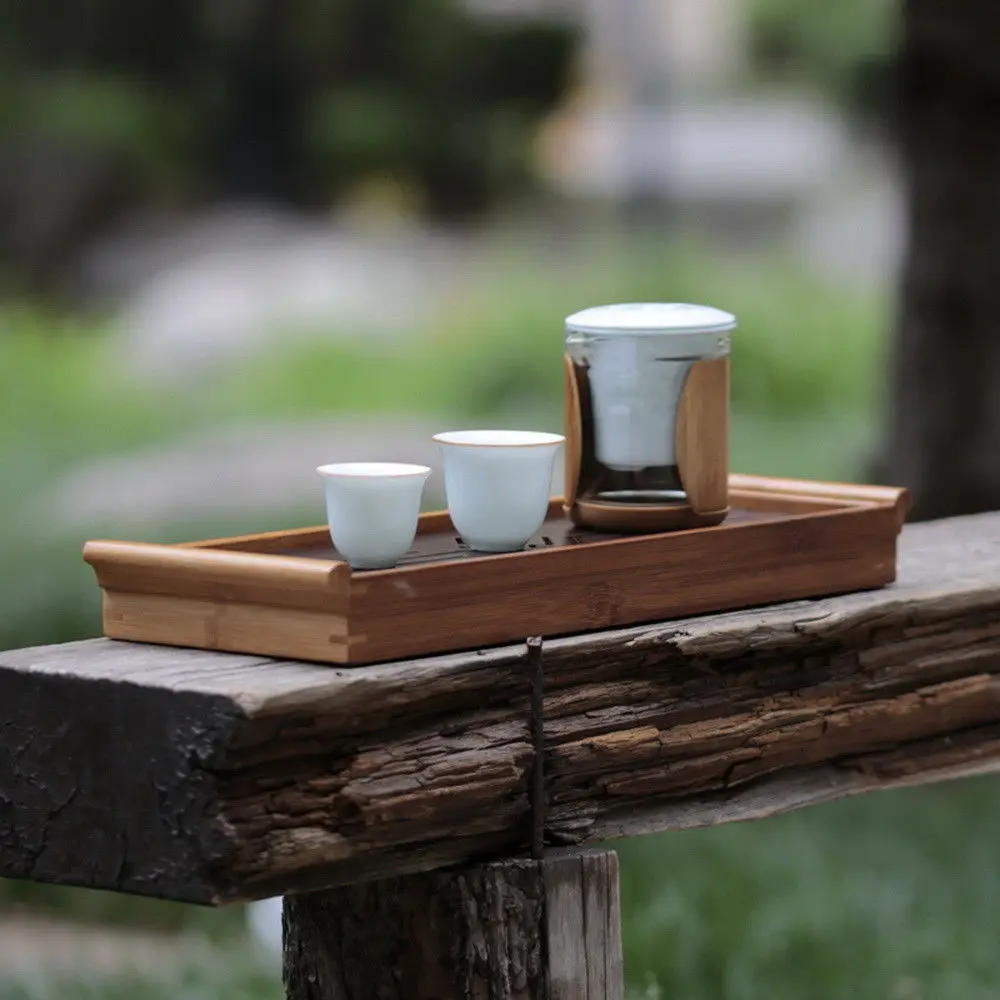 Семейный китайский чай Gongfu бамбуковый столик поднос для воды 39x13 см|tray serving|tray