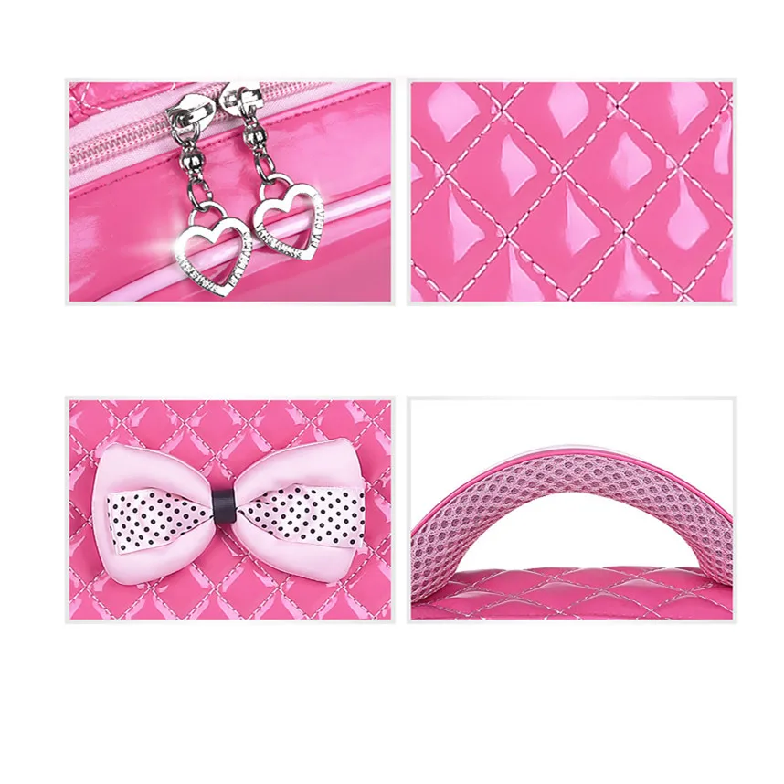 Новинка 2019 розовый рюкзак из искусственной кожи школьные сумки для девочек