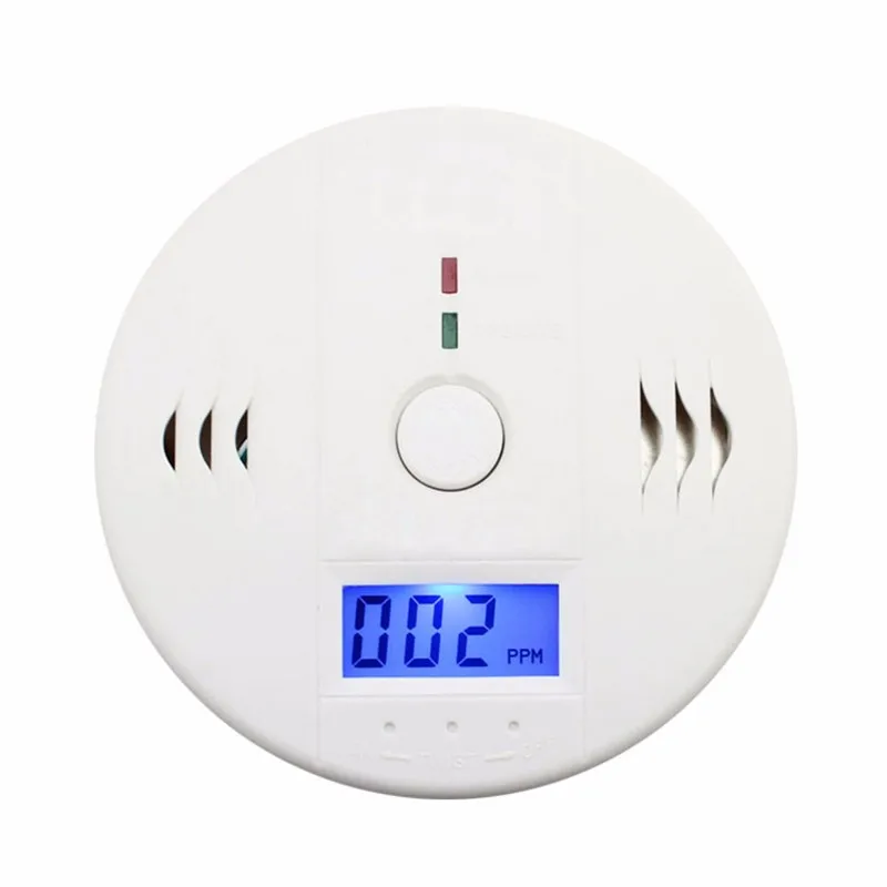 Home Security 85dB Warning High Sensitive LCD Photoelectric Independent CO Gas Sensor Carbon