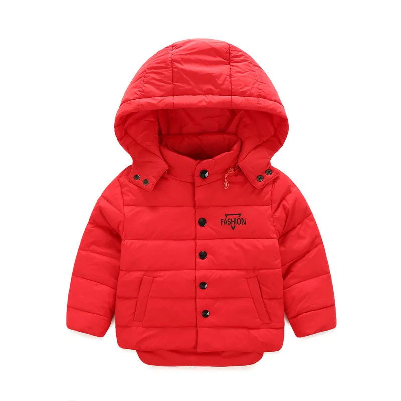 

Baby boy light weight Hooded  Warm Coat Baby  Winter Long Sleeve  Children Cotton-Padded  coats  ClothesThick warm padded jacket