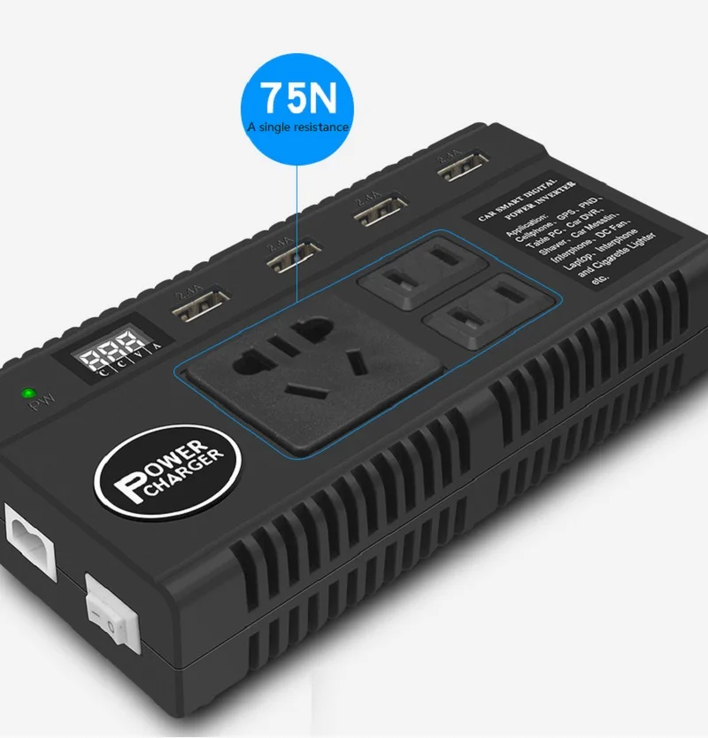 Автомобильный адаптер питания 12vV 24V to 220V CN Plug автомобильный голосовой