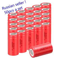 Русский продавец! марка new50PCS SC Ni-CD sub C аккумулятор аккумулятор 1800 мАч с tab 4.25*2.2 см