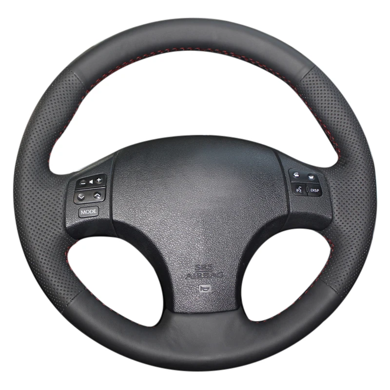 

Hand Sewing Microfiber leather On Car Steering Wheel Cover for Lexus IS300 braid on the steering wheel case
