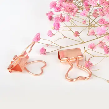 

12pcs Creative Cat Heart Cactus Penguin Binder Clip Paper Pile Photo Message Ticket Clips Organizer Korean Office School Supply