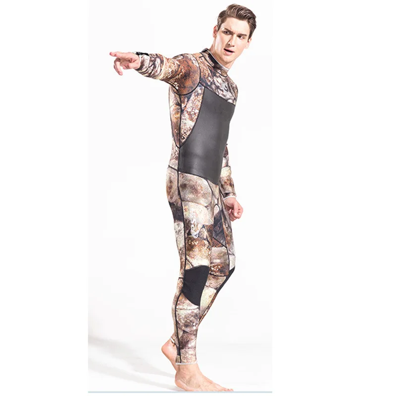 

Camo Wetsuits Mens 3mm with Super-stretch for Diving Snorkeling Swimming Freediving Full Suit
