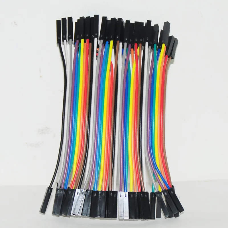 Dupont перемычка провода 10 см 20 см 30 см для Arduino Макет кабель линии мужчин и женщин электронные DIY - Цвет: 10CM F-F Wire