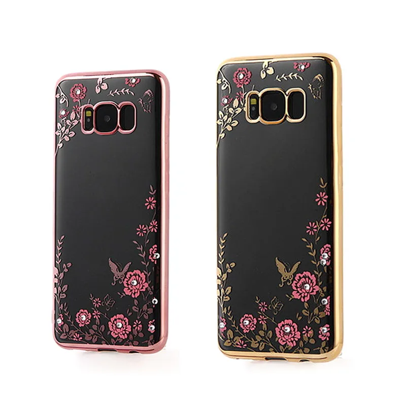 Мягкий чехол для телефона с гальваническим покрытием Samsung Galaxy S8 Plus чехлы Plus|cover for
