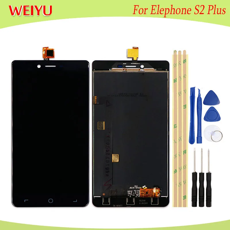 

WEIYU For Elephone S2 Plus LCD Display and Touch Screen 5.5''Screen Digitizer Assembly Replacement+Tools For Elephone S2 Plus
