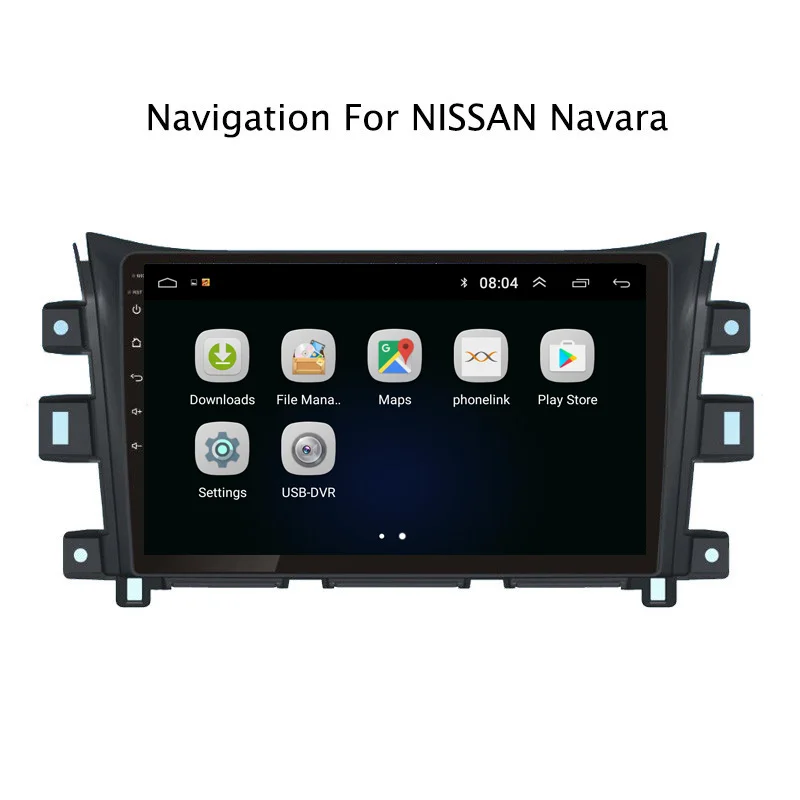 Perfect Ectwodvd Android 8.1 Car DVD Player GPS Navigation For Nissan Navara 2017 Car Radio Stereo 1