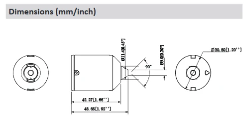 DH IPC-HUM8431-L1 4MP Скрытая сетевая камера с датчиком 2,8 мм фиксированный объектив день/ночь WDR IP камера металлический чехол