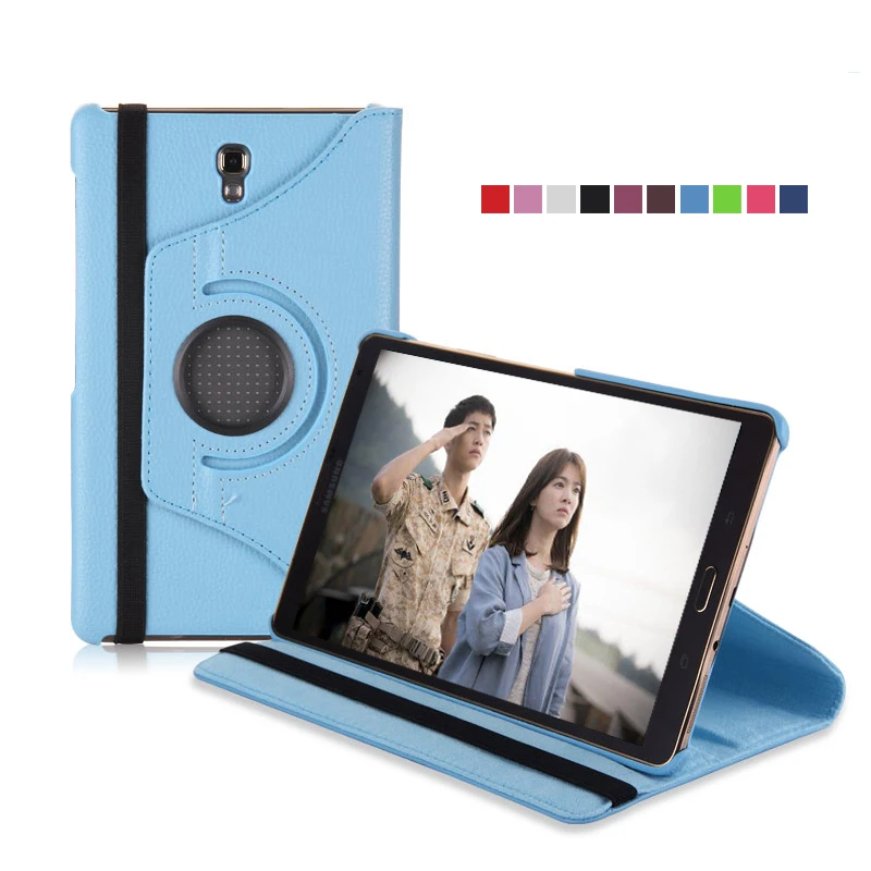 Чехол для планшета Samsung Galaxy Tab S 8 4 дюймов SM T700 T705 T705C 360 градусов вращающийся