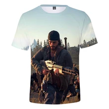 Men t shirt Days Gone Game 3D Harajuku Summer Breathable Tshirt Men/Women Days Gone Print Casual personality Handsome Streetwear women who have gone forth