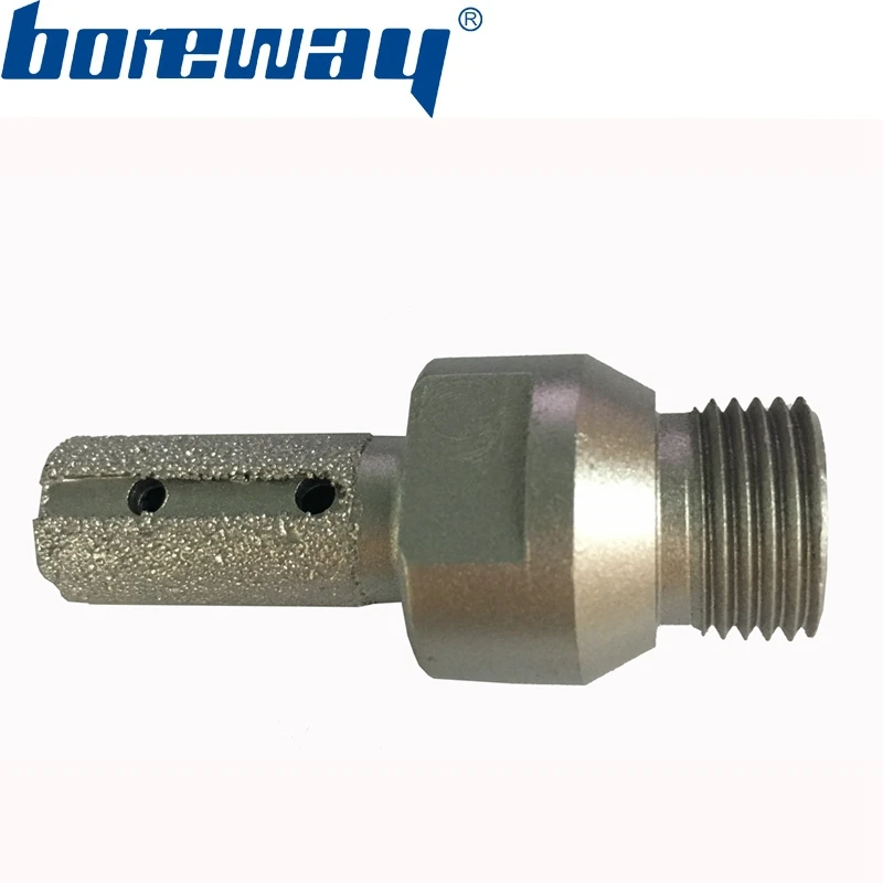 

D16*30T*1/2"G 30/40# Diamond Vacuum Brazed Coarse Finger Grinding Bit For Counter Top