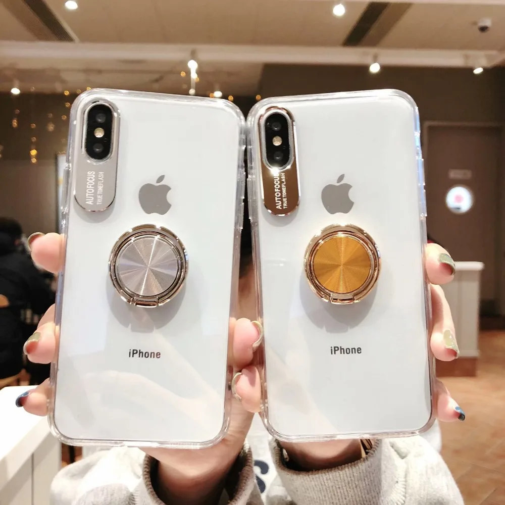 

Metal Camera Lens Protective Case for iPhone XS Max XR X 7 8 6 6S Plus Case Transparent Acrylic Holder Cover for iPhone X R S